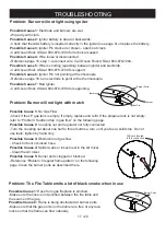 Предварительный просмотр 17 страницы MODENO OFG601LP Owner'S Manual