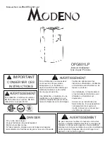 Предварительный просмотр 41 страницы MODENO OFG601LP Owner'S Manual