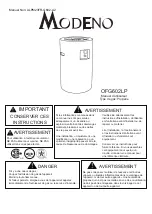 Предварительный просмотр 41 страницы MODENO OFG602LP Owner'S Manual