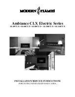 Modern Flames AL45CLX Installation & Service Instructions Manual preview