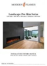 Предварительный просмотр 1 страницы Modern Flames Landscape Pro Slim Series Installation & Owner'S Manual