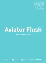 Preview for 1 page of Modern Forms Aviator Flush Installation Instructions Manual