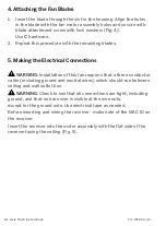 Preview for 14 page of Modern Forms Axis 44 Flush Installation Instructions Manual