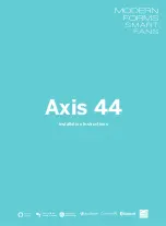 Preview for 1 page of Modern Forms Axis 44 FR-W1803-44 Installation Instructions Manual