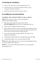 Preview for 20 page of Modern Forms FR-W2001-52L-BN/MB Installation Instructions Manual