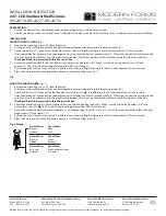 Preview for 3 page of Modern Forms WS-24718 Installation Instruction