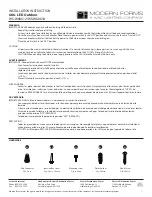 Modern Forms WS-W68618 Installation Instruction предпросмотр