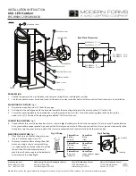 Preview for 2 page of Modern Forms WS-W68618 Installation Instruction