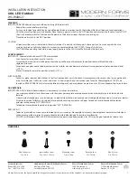 Preview for 3 page of Modern Forms WS-W68618 Installation Instruction