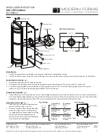 Preview for 4 page of Modern Forms WS-W68618 Installation Instruction