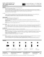 Preview for 1 page of Modern Forms WS-W70612 Installation Instruction