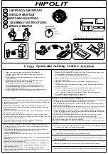 Moderno HIPOLIT Assembly Instructions preview