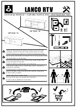 Предварительный просмотр 1 страницы Moderno LANCO RTV Assembly Instruction Manual