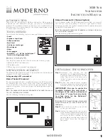 Preview for 1 page of Moderno M10 SUB Instruction Manual