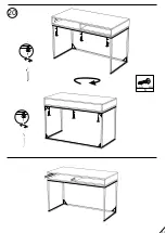 Preview for 11 page of Moderno OLIER BIURKO OL-01-A Assembly Instruction Manual