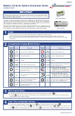 Modine Manufacturing Airedale Sentinel Quick Start Manual preview