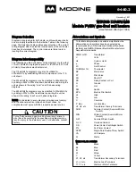 Предварительный просмотр 1 страницы Modine Manufacturing BV 100 Wiring Diagrams