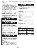 Preview for 2 page of Modine Manufacturing HCH 104 Installation And Service Manual