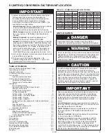 Preview for 3 page of Modine Manufacturing IPT Installation And Service Manual