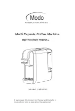 MODO CAF-0161 Instruction Manual preview