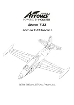 Preview for 1 page of MODSTER HOBBY ARROWS T-33 Manual