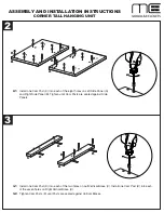 Preview for 3 page of Modular Closets Corner Tall Hanging Unit Assembly And Installation Instructions Manual