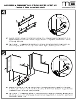 Preview for 4 page of Modular Closets Corner Tall Hanging Unit Assembly And Installation Instructions Manual