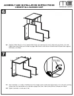 Preview for 5 page of Modular Closets Corner Tall Hanging Unit Assembly And Installation Instructions Manual