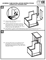 Preview for 6 page of Modular Closets Corner Tall Hanging Unit Assembly And Installation Instructions Manual