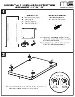 Preview for 2 page of Modular Closets Cubby Insert 18" Assembly And Installation Instructions