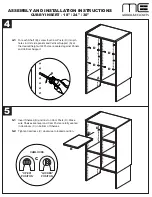 Preview for 4 page of Modular Closets Cubby Insert 18" Assembly And Installation Instructions