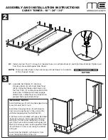 Preview for 3 page of Modular Closets Cubby Tower 18" Assembly And Installation Instructions Manual