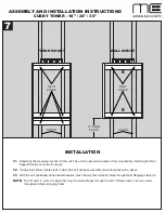 Preview for 6 page of Modular Closets Cubby Tower 18" Assembly And Installation Instructions Manual