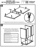 Preview for 3 page of Modular Closets TALL HANGING UNIT Assembly And Installation Instructions Manual