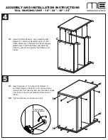 Preview for 4 page of Modular Closets TALL HANGING UNIT Assembly And Installation Instructions Manual