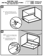 Preview for 6 page of Modular Closets TALL HANGING UNIT Assembly And Installation Instructions Manual