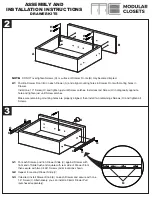 Preview for 3 page of Modular Closets Vista Drawer Kit Assembly And Installation Instructions