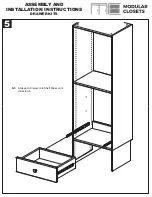 Preview for 5 page of Modular Closets Vista Drawer Kit Assembly And Installation Instructions