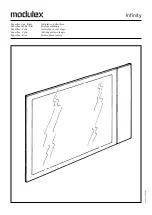 Modulex Infinity Series Installation Instructions Manual preview