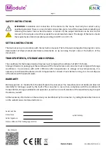 Preview for 4 page of Modulex KNX PS-S.640.30.1 Quick Start Manual