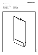 Modulex Macer Interior Installation Instructions Manual preview