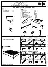 Preview for 1 page of Modus Furniture GENEVA BED Assembly Instructions Manual