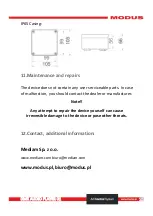 Preview for 21 page of Modus DAP-01 User Manual