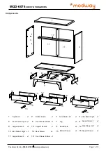 Preview for 2 page of modway CHEST OF DRAWERS MOD-6074 Assembly Instructions Manual