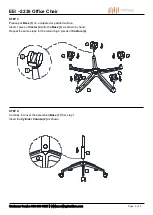 Предварительный просмотр 2 страницы modway EEI-2236 Assembly Instructions