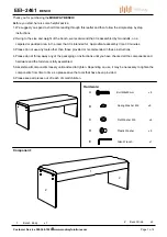 Предварительный просмотр 1 страницы modway EEI-2461 Assembly Instruction