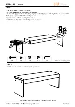 Предварительный просмотр 2 страницы modway EEI-2461 Assembly Instruction