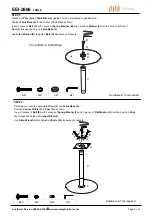 Предварительный просмотр 2 страницы modway EEI-2666 Manual