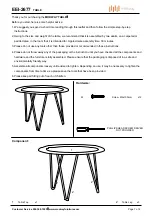 Предварительный просмотр 1 страницы modway EEI-2677 Assembly Instructions