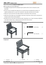 Preview for 1 page of modway EEI-2701 Manual